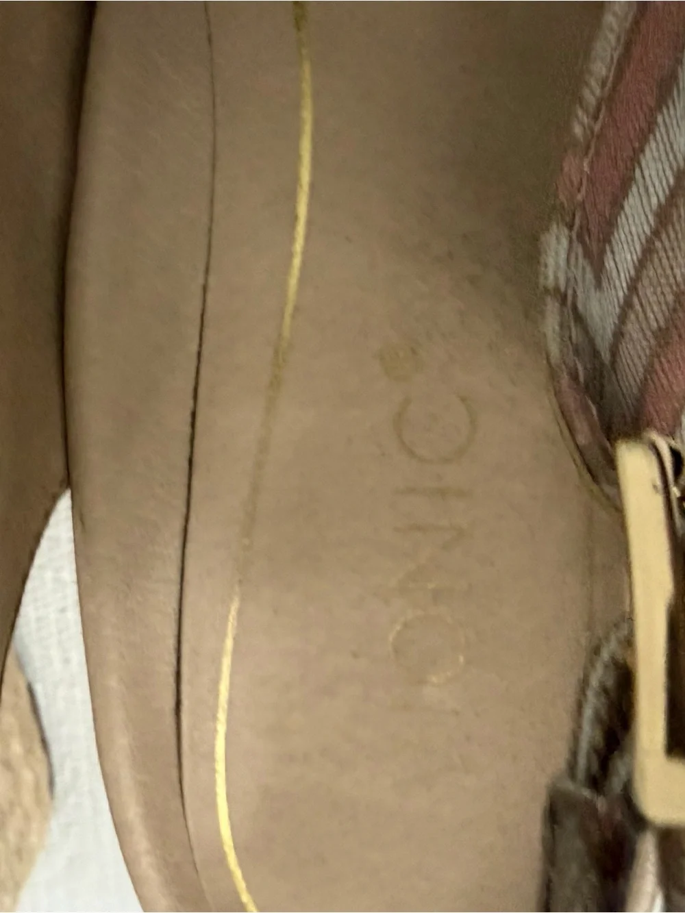 Vionic Coralina Chevron Espadrille Wedge‎ Sandals Womens Size 8